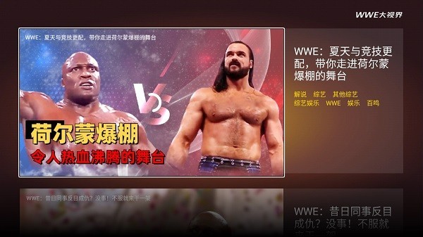 WWE大视界TV版 WWE大视界下载