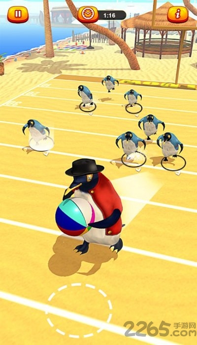 企鹅欢乐踢球游戏