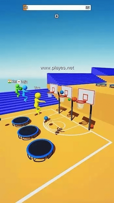 炫酷扣篮3d游戏(color dunk 3d)