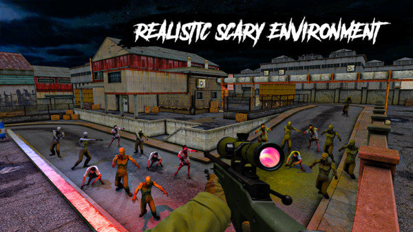 疯狂僵尸射手游戏