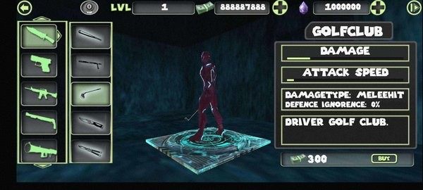 霓虹灯铁火柴人游戏