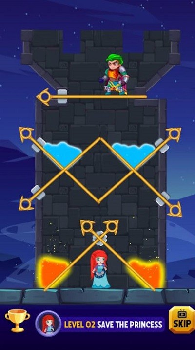 地牢拯救公主游戏(Hero Rescue Pull The Pin)