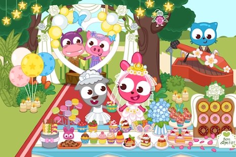 泡泡小镇婚礼派对游戏