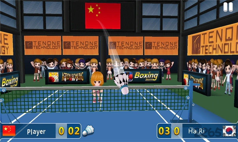 羽毛球3D手机游戏 羽毛球3D游戏下载