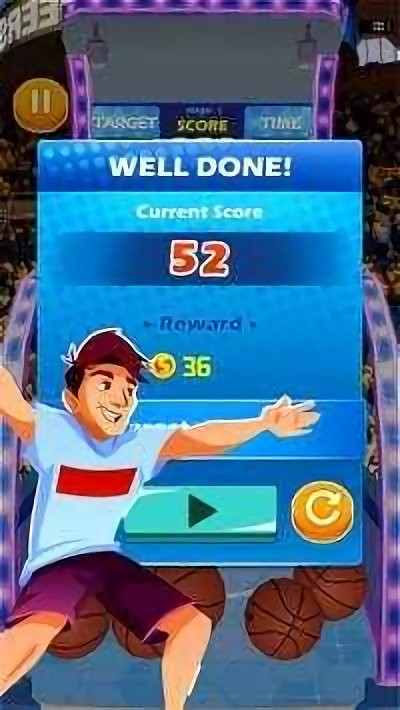 篮球动作狂游戏(basketball)