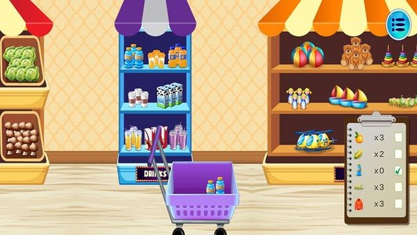 模拟儿童超市游戏