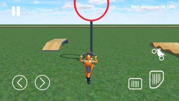 摩托物理下山模拟器游戏