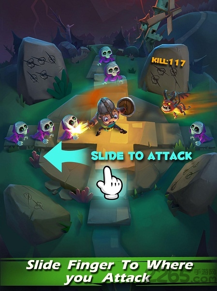 骷髅袭击游戏(skeleton attack)