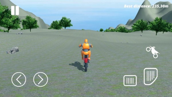 摩托物理下山模拟器游戏