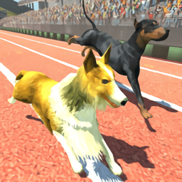 警犬跨栏冲刺手机版(dog racing game:pet animal run simulator) v0.1