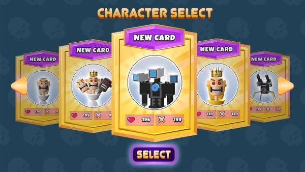 马桶人合并战斗游戏