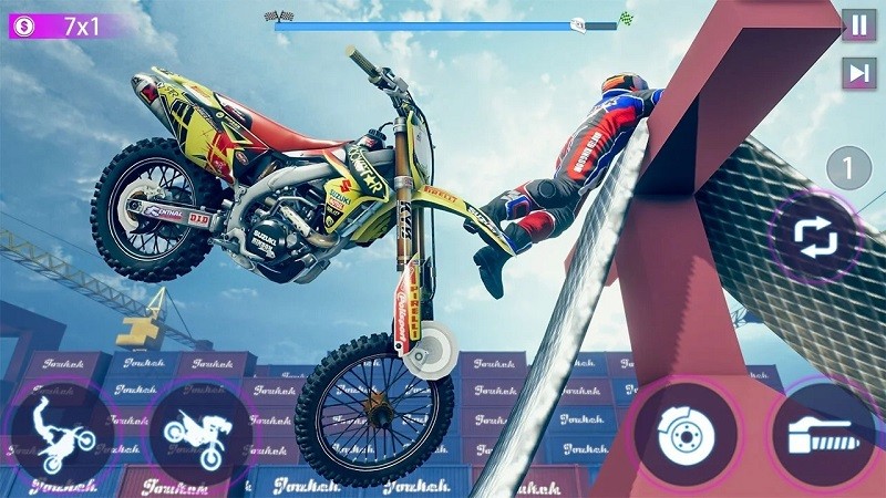 真正摩托车特技比赛游戏 摩托车特技游戏下载
