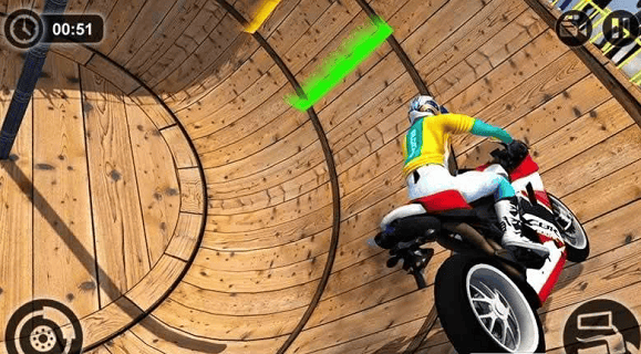 摩托车特技驱动器单机游戏