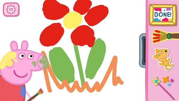 小猪佩奇颜料盒游戏