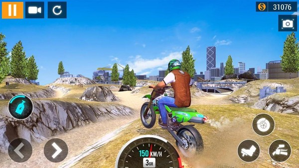 不可能的摩托车特技游戏