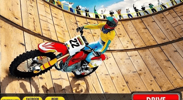 摩托车特技驱动器单机游戏