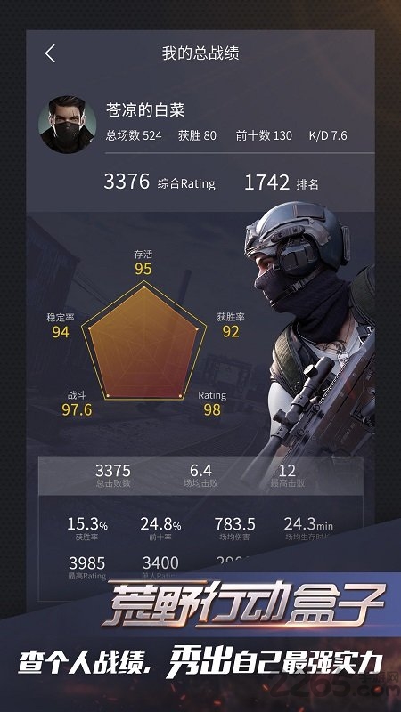 荒野行动游戏盒子