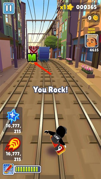 地铁跑酷萝卜尾定制版笑脸金币 地铁跑酷萝卜伟专属版本