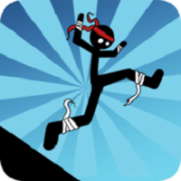 火柴人忍者跑酷游戏 v1.01