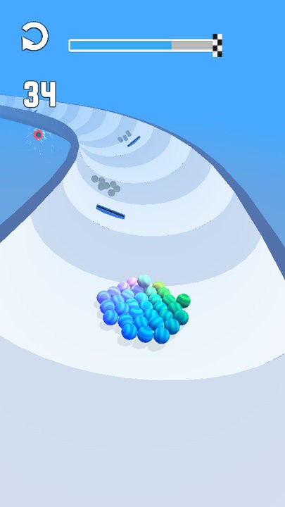榨汁球跑跑小游戏(rainbowmarbles)