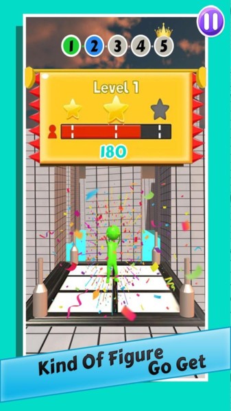 推开拥挤的人类游戏