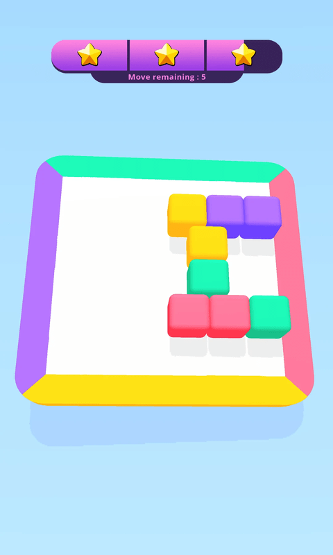 方块排序拼图游戏