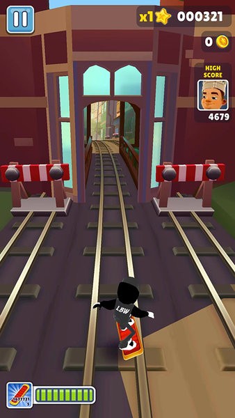地铁跑酷萝卜尾版本 地铁跑酷萝卜尾专属定制版笑脸金币