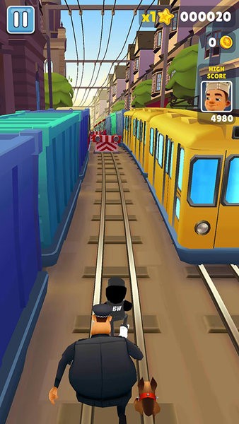 地铁跑酷萝卜尾专属版本笑脸金币(Subway Surf)