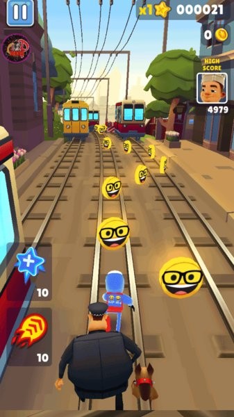 subway surf锅铲同款定制笑脸金币魔改版(殃毁是帅哥)