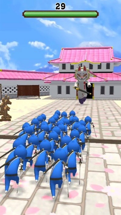 忍者捡人跑酷手机版(ninja run)