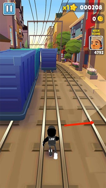 地铁跑酷萝卜伟专属版本v3.7.0 地铁跑酷萝卜尾定制版笑脸金币