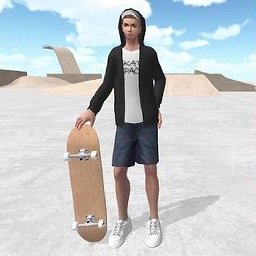 滑板极限跑酷游戏