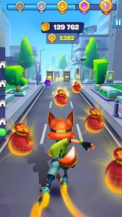 疯狂动物城跑酷游戏