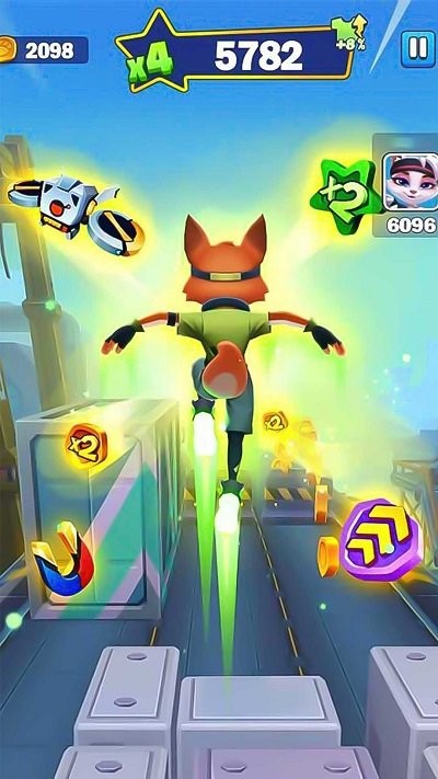 疯狂动物城跑酷游戏