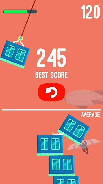 摩天大楼堆栈建设者游戏