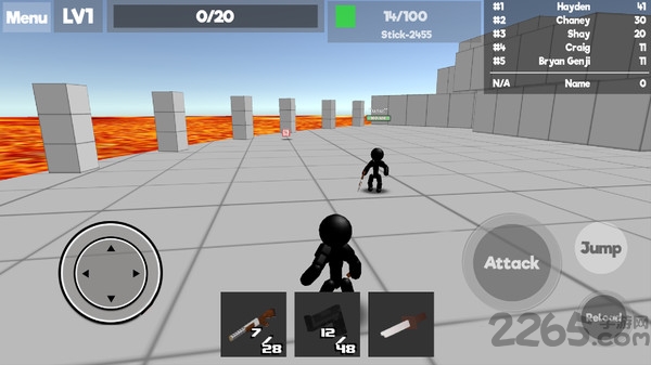 火柴人大逃杀吃鸡战无限金币版