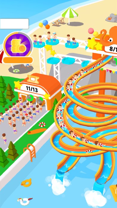 闲置水上滑梯游戏 闲置水上滑梯最新版下载