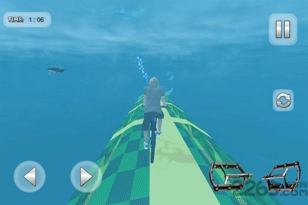 海底特技自行车游戏