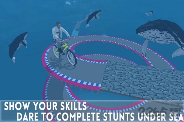 海底特技自行车游戏