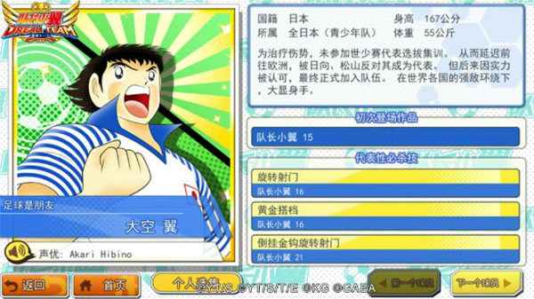 队长小翼最强十一人角色介绍 队长小翼最强十一人角色介绍